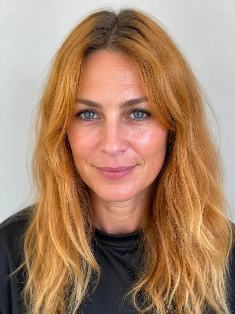 Before color correction at Muse Boutique Salon in Arlington, VA