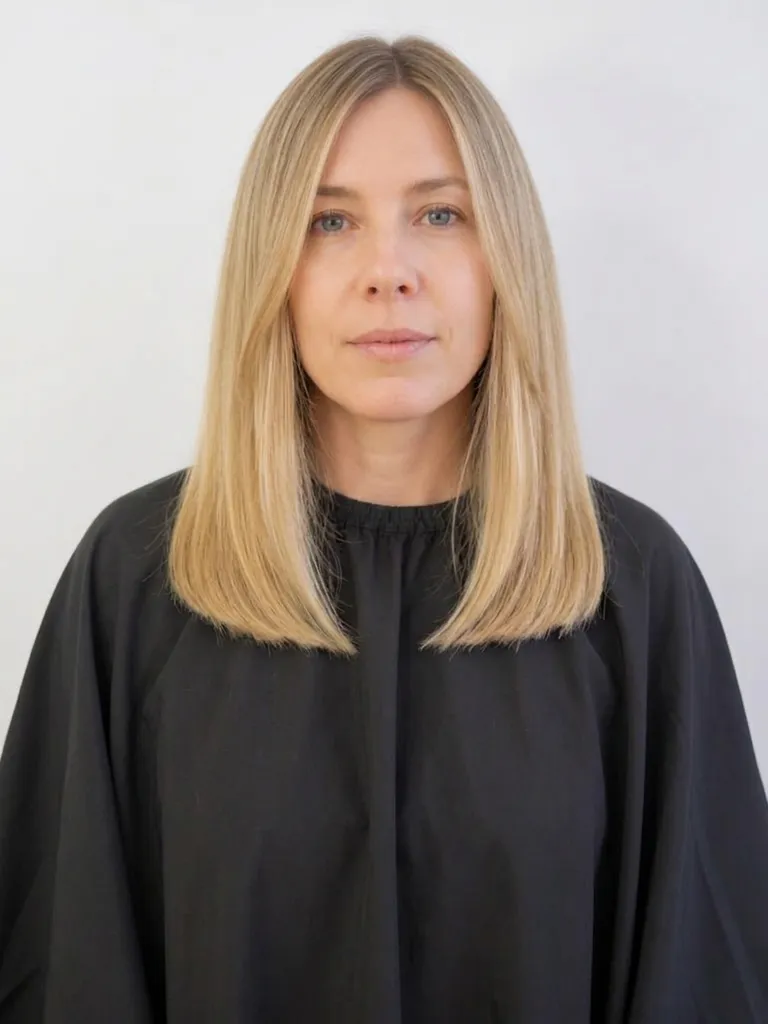 After haircut & restyle at Muse Boutique Salon in Arlington, VA
