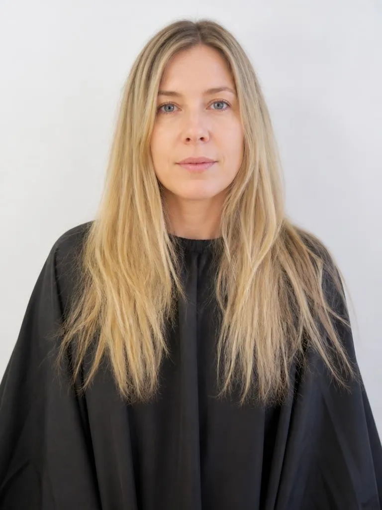 Before haircut & restyle at Muse Boutique Salon in Arlington, VA